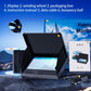 Visual fish finder kit with accessories and instruction booklet beside display unit
