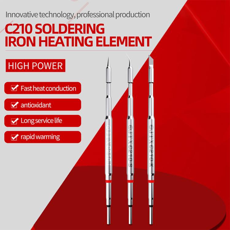JTX C210 High Power Soldering Iron Tip, C210-I, C210-K, C210-S