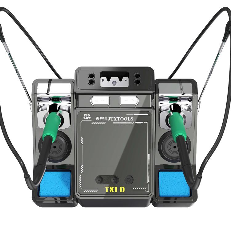 JTX TX1D Dual-Station Smart Soldering Rework Station, EU Plug, US Plug