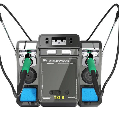 JTX TX1D Dual-Station Smart Soldering Rework Station, EU Plug, US Plug