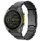 Turtle Buckle Dual Color Titanium Metal Silicone Watch Band, For Garmin 26mm