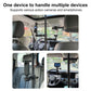In-car camera mount support pole with adjustable extension, black, with device clips