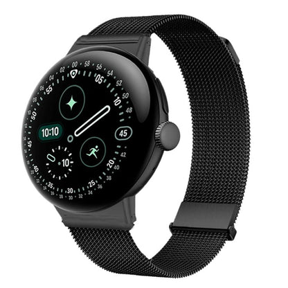 Loop Dual Magnetic Buckle Milanese Stainless Steel Watch Band, For Google Pixel Watch 5 / 4 / 3 / 2 / 1 41mm