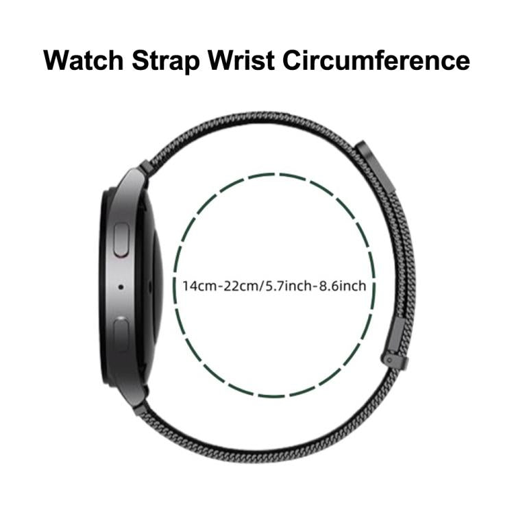 Loop Dual Magnetic Buckle Milanese Stainless Steel Watch Band, For Google Pixel Watch 5 / 4 / 3 / 2 / 1 41mm