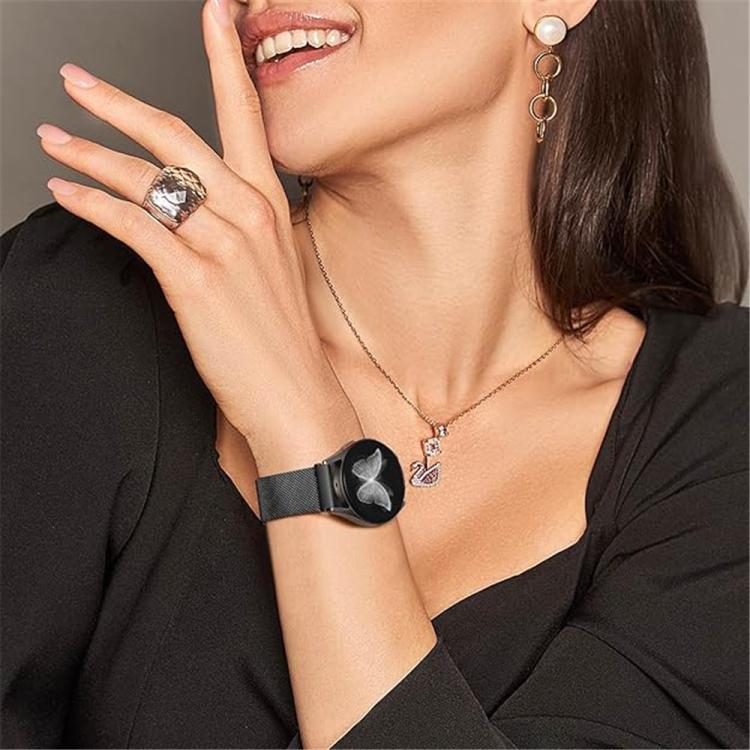 Loop Dual Magnetic Buckle Milanese Stainless Steel Watch Band, For Google Pixel Watch 5 / 4 / 3 / 2 / 1 41mm