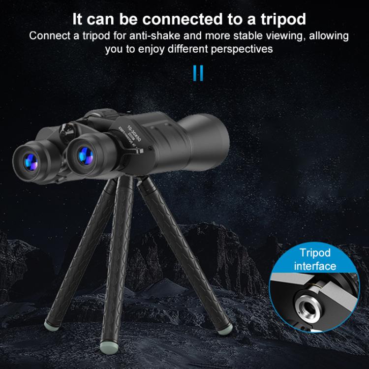 APEXEL 10-30X50 Zoom Binoculars Dual Large Eyepieces High-Definition Variable Magnification Binoculars, 10-30X50