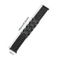 xDfind Flat Head Herringbone Braided Stainless Steel Watch Band, 22mm