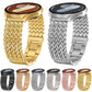 xDfind Flat Head Herringbone Braided Stainless Steel Watch Band, 22mm