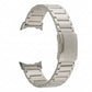 Three Beads Turtle Buckle Titanium Alloy Watch Band, For Google Pixel Watch 5 / 4 / 3 45mm