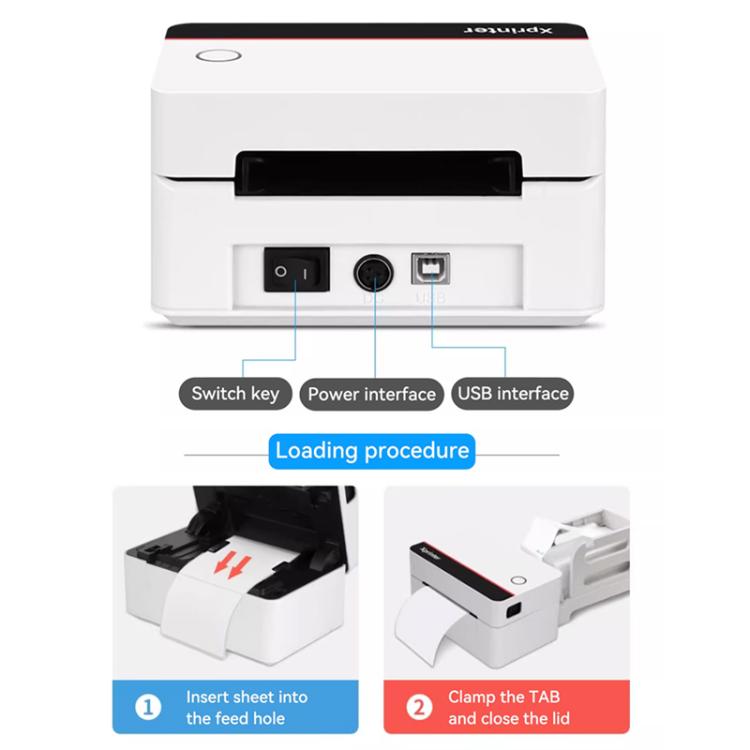 Xprinter XP-D362 80mm Computer Version Thermal Label Printer, XP-D362