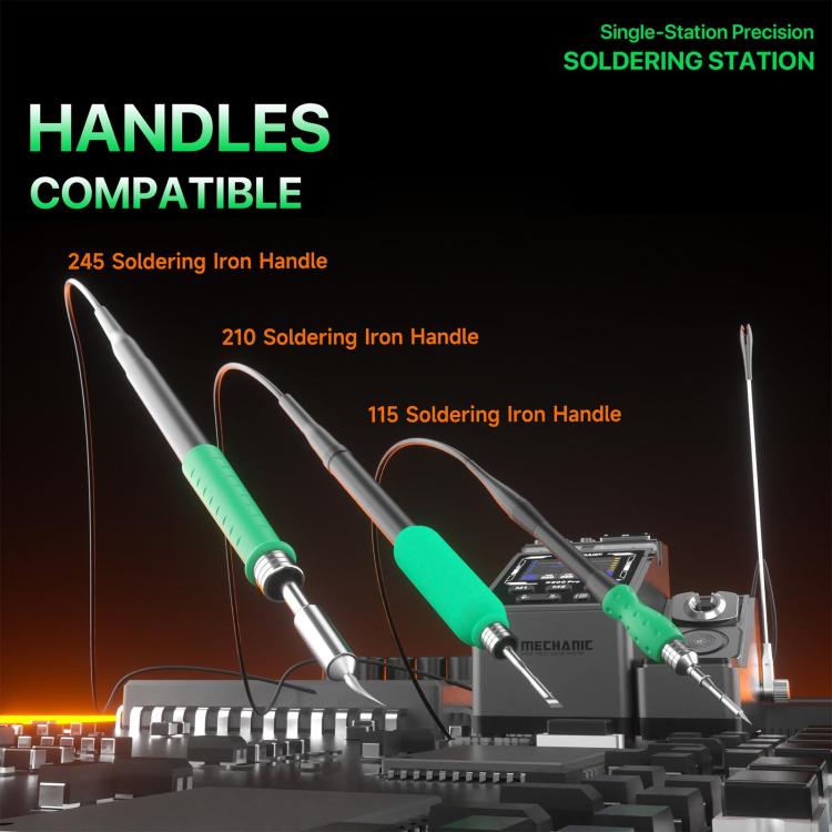 MECHANIC X200 Pro soldering station with multiple soldering iron tips