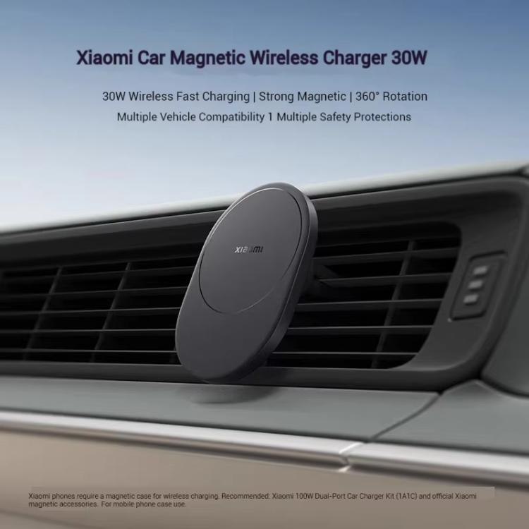 Original Xiaomi 30W Car Magnetic Wireless Charger