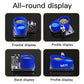 Blue soldering station base with multiple views of the blue cleaning compartments