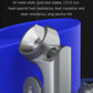 Blue soldering base with silver metal clamp and circular iron stand opening