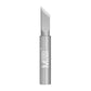 MaAnt universal soldering iron tip, angled chisel with notch, silver metal