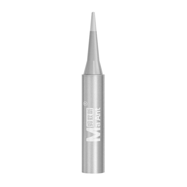 MaAnt universal soldering iron tip, fine conical needle, silver metal