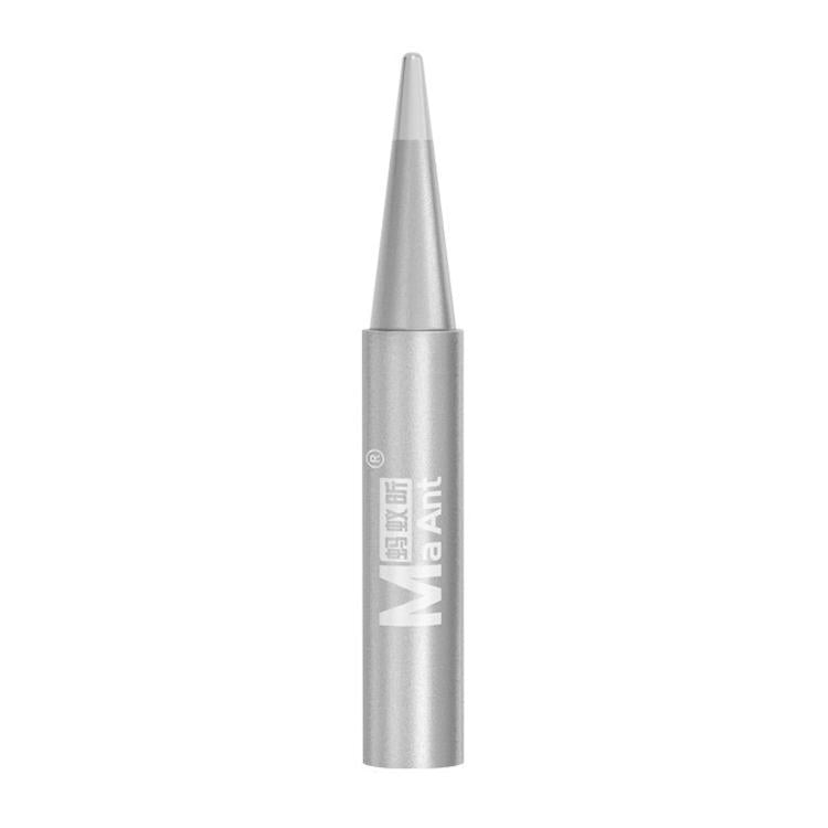 MaAnt universal soldering iron tip, slim conical needle, silver metal