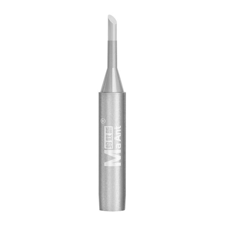 MaAnt universal soldering iron tip, tapered conical, silver metal