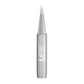 Lead-free soldering iron tip with conical end, silver metal