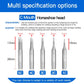 C mouth soldering iron tips set, horseshoe head, sizes 5C to 1C