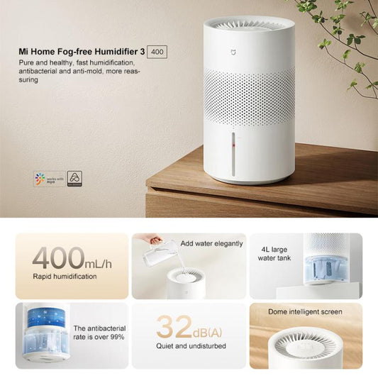Xiaomi Mijia 4L No-Mist Humidifier 3, 4L No-Mist Humidifier 3