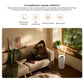 White no-mist humidifier cylinder with perforated vent pattern