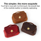 Vintage Genuine Leather Mini Wallet Coin Purse Storage Bag