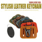 Crazy Horse Leather Car Key Eagle Beak Buckle
