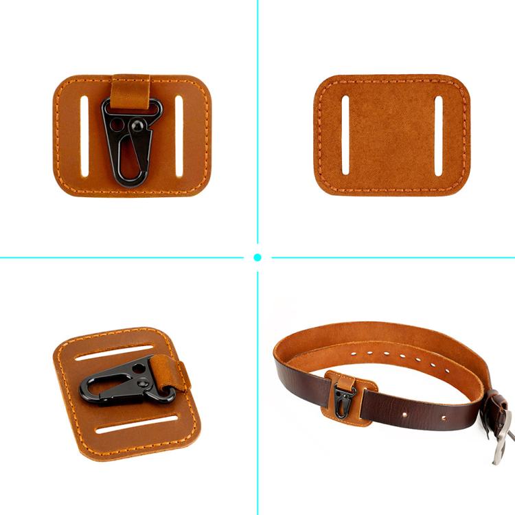 Crazy Horse Leather Car Key Eagle Beak Buckle