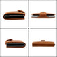 KB256 Retro Crazy Horse Leather RFID Automatic Aluminum Box Card Bag