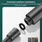 Shower head connector with threaded end for installation, dark gray