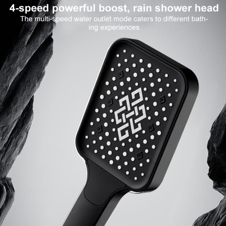 13 Inch Square Overhead Top Spray Pressurized Shower Head Shower Nozzle