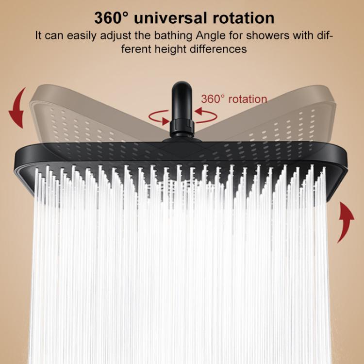 13 Inch Square Overhead Top Spray Pressurized Shower Head Shower Nozzle