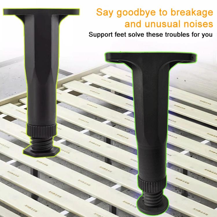 10pcs/Pack 9-16cm Adjustable Height Furniture Plastic Support Feet Bed Frame Crossbeam Support Brackets
