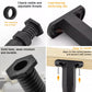 10pcs/Pack 9-16cm Adjustable Height Furniture Plastic Support Feet Bed Frame Crossbeam Support Brackets