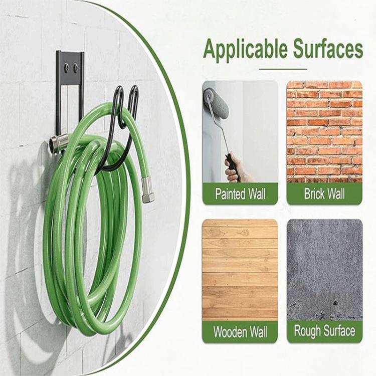 U-shaped Hose Hanger Garden Wall-mounted Water Pipe Bracket Hook, FS-24134