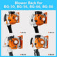 Orange blower rack for BG-50, BG-56, BG-66, and BG-86 handheld blowers