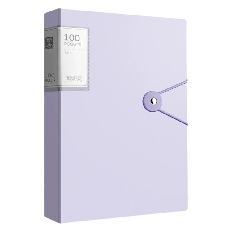 A4 Transparent Inner Pocket Document Storage Folder with Buckle, 20 Pockets, 30 Pockets, 40 Pockets, 60 Pockets, 100 Pockets