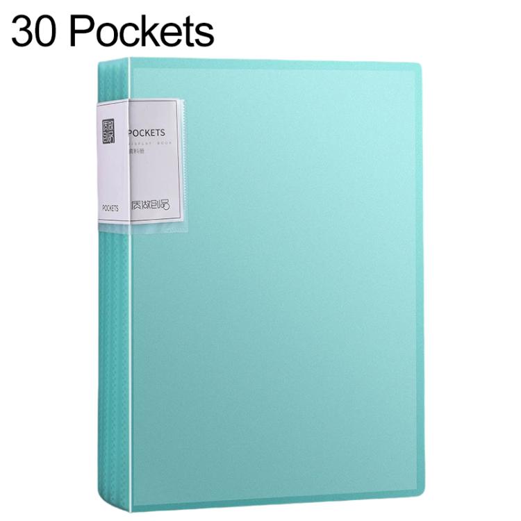A4 Translucent Inner Pocket Document Storage Folder, 20 Pockets, 30 Pockets, 40 Pockets, 60 Pockets, 100 Pockets