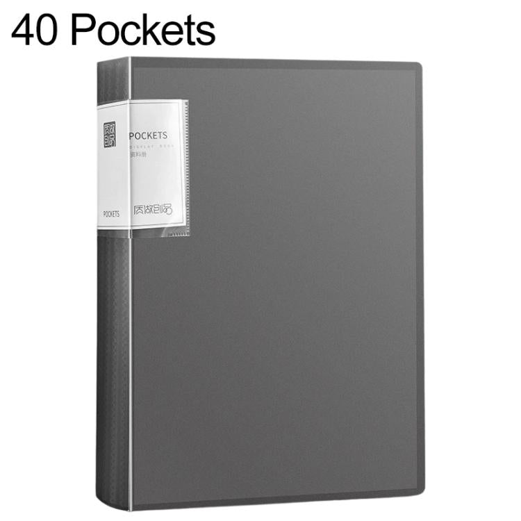 A4 Translucent Inner Pocket Document Storage Folder, 20 Pockets, 30 Pockets, 40 Pockets, 60 Pockets, 100 Pockets
