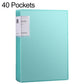 A4 Translucent Inner Pocket Document Storage Folder, 20 Pockets, 30 Pockets, 40 Pockets, 60 Pockets, 100 Pockets
