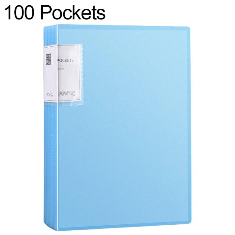 A4 Translucent Inner Pocket Document Storage Folder, 20 Pockets, 30 Pockets, 40 Pockets, 60 Pockets, 100 Pockets
