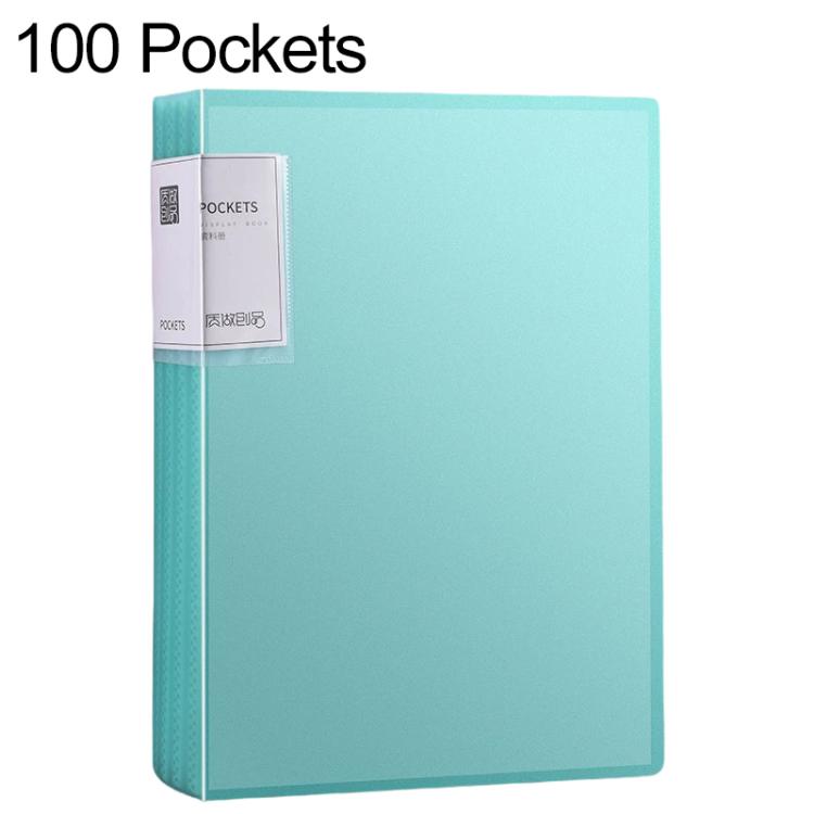 A4 Translucent Inner Pocket Document Storage Folder, 20 Pockets, 30 Pockets, 40 Pockets, 60 Pockets, 100 Pockets