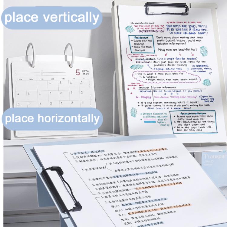 A4 Standing File Board Writing Pad, Vertical, Horizontal