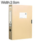 PP Thickened A4 Foldable File Storage Box, 2.0cm, 3.5cm, 5.5cm, 7.5cm