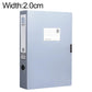 PP Thickened A4 Foldable File Storage Box, 2.0cm, 3.5cm, 5.5cm, 7.5cm