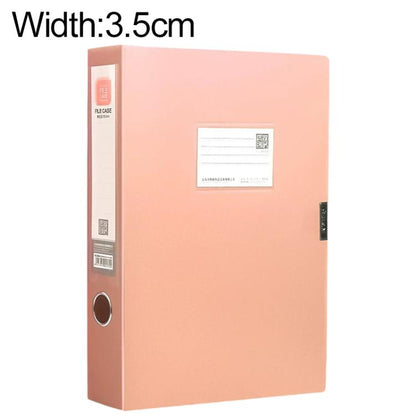 PP Thickened A4 Foldable File Storage Box, 2.0cm, 3.5cm, 5.5cm, 7.5cm