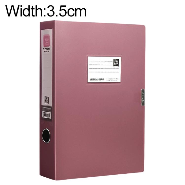 PP Thickened A4 Foldable File Storage Box, 2.0cm, 3.5cm, 5.5cm, 7.5cm