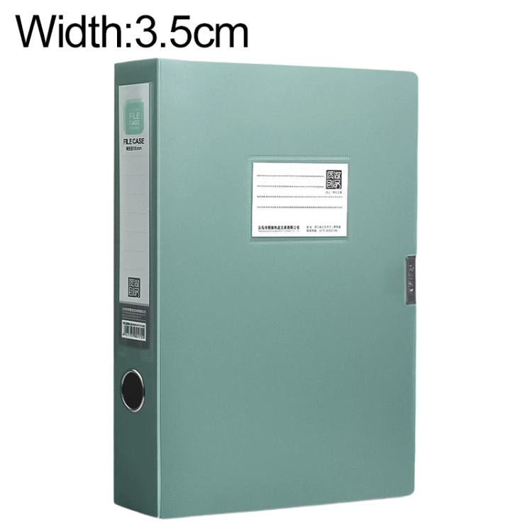PP Thickened A4 Foldable File Storage Box, 2.0cm, 3.5cm, 5.5cm, 7.5cm