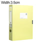 PP Thickened A4 Foldable File Storage Box, 2.0cm, 3.5cm, 5.5cm, 7.5cm